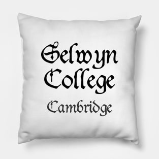 Cambridge Selwyn College Medieval University Pillow