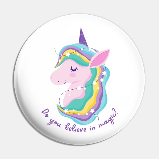 Do you Believe in Magic Unicorn T-shirt Mug Coffee Hoodie Apparel Sticker Gift Pin by MushMagicWear