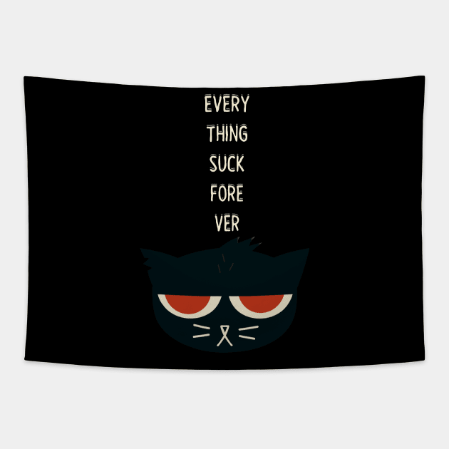 Mae eveything sucks forever Tapestry by MigiDesu