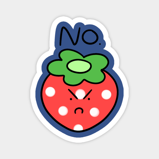 No Strawberry Magnet by saradaboru