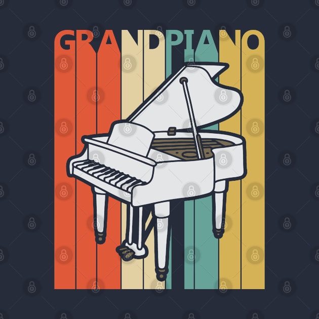 Vintage Grand Piano Player Gift by GWENT