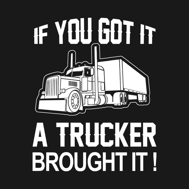 TRUCKER DRIVER T-SHIRT by IamVictoria