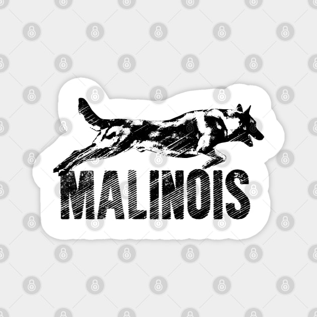 Malinois  - Belgian shepherd - Mechelaar Magnet by Nartissima