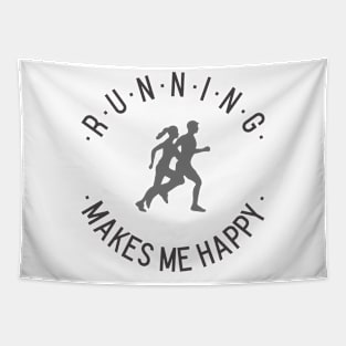 Running makes me happy! Tapestry