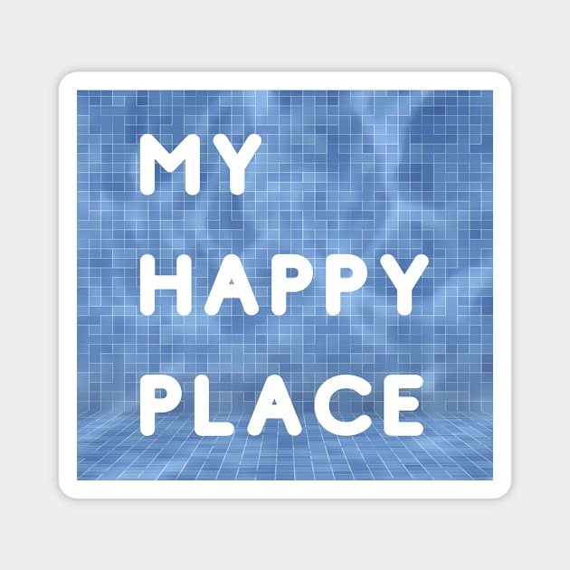 My Happy Place (sans-serif version) Magnet by Ivy Lark - Write Your Life