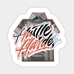 Hustle Harder Crimson Bliss Magnet