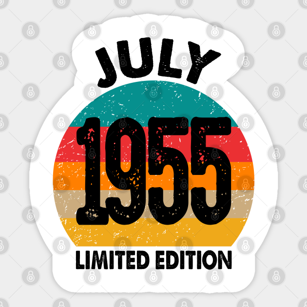July 1955 July 1955 Sticker TeePublic
