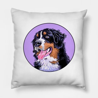 BERNER DOG LAVENDER Pillow