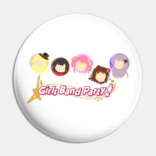 Girls Band Party Pin