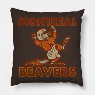 Montreal Beavers Football Pillow