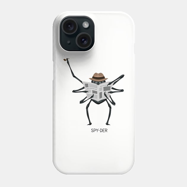 SPY-der Phone Case by itsaulart