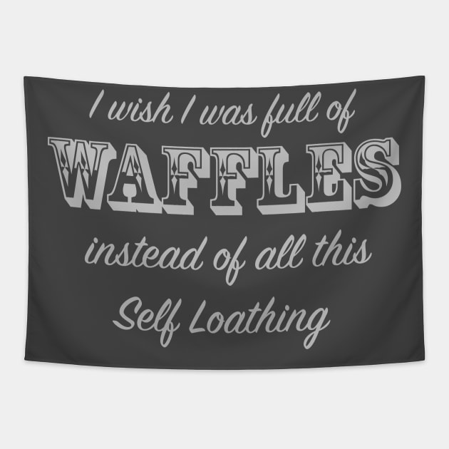 Full of Waffles Tapestry by BlimpCo