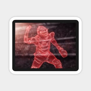 Yadier Molina Glow Artwork Magnet