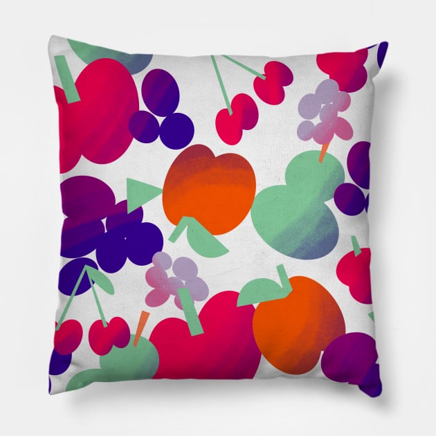Mixed Fruit 2 Pillow by AION
