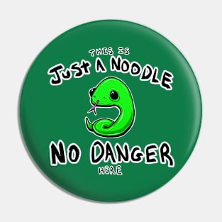 No Danger Noodle Snake Pin