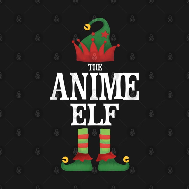 Anime Elf Matching Family Group Christmas Party Pajamas by uglygiftideas