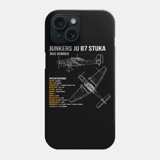 Junkers Ju 87 Stuka WW2 Dive Bomber Airplane Phone Case