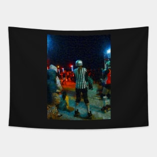 Night at the Roller Derby Tapestry