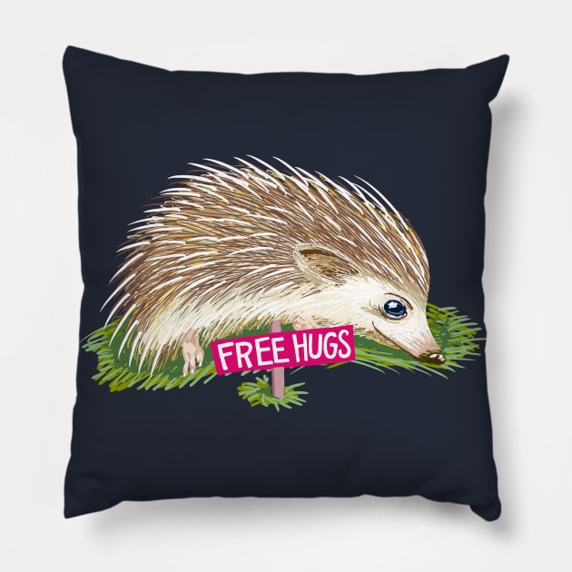 Free Hugs from Porcupine Pillow by BullShirtCo