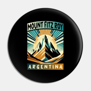 Mount Fitz Roy Argentina South America Pin