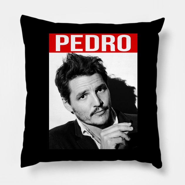 Pedro Pascal! Pillow by Don'tawayArt