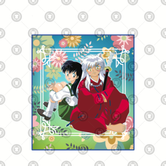 Inuyasha And Kagome T Japan Kids Long Sleeve TShirt