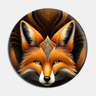 Beautiful Fox Design Pin