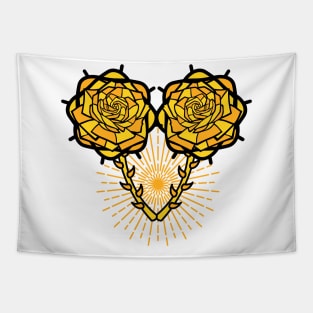 yellow rose Tapestry