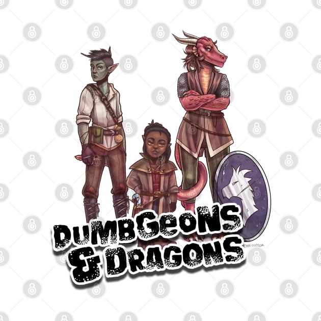 The New Crew - Dumbgeons & Dragons by Dumb Dragons Productions Store