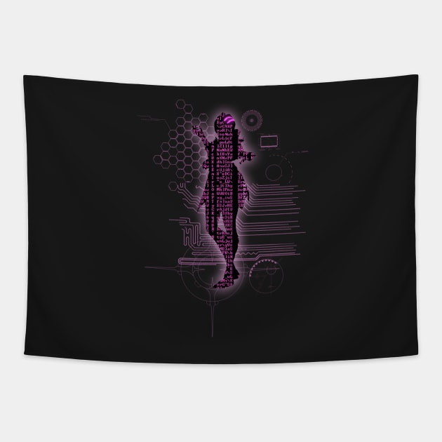 Matrix Sombra Tapestry by AntigoneHyde