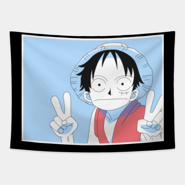 Luffy Funny Face - Luffy - Tapestry | TeePublic Luffy Funny Face - Luffy - Tapestry | TeePublic