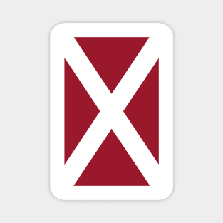 Hearts Scottish Saltire Magnet