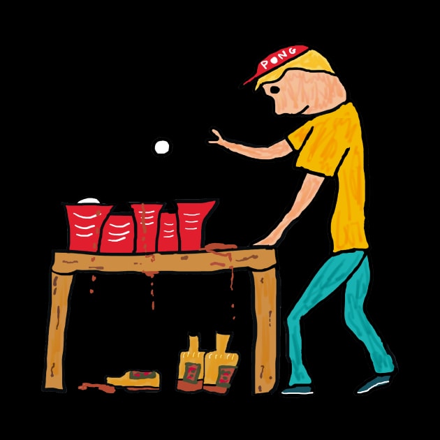 Beer Pong by Mark Ewbie