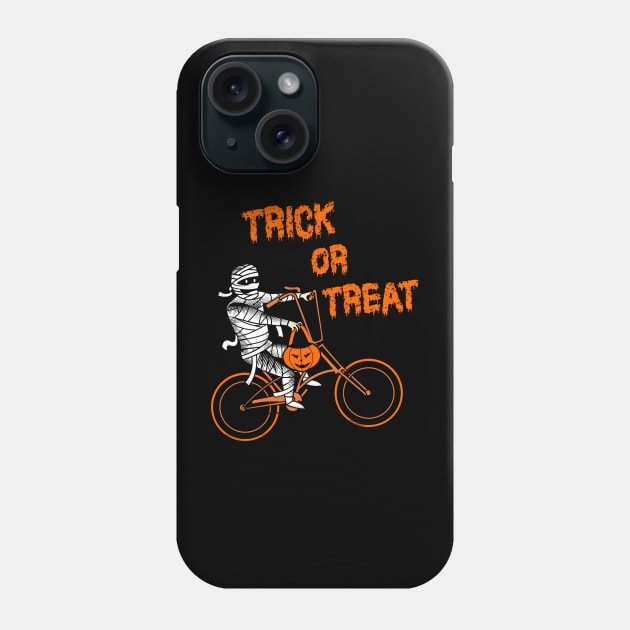 Trick Or Treat Mummy Phone Case by MONMON-75