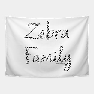 ZEBRA Family Tapestry