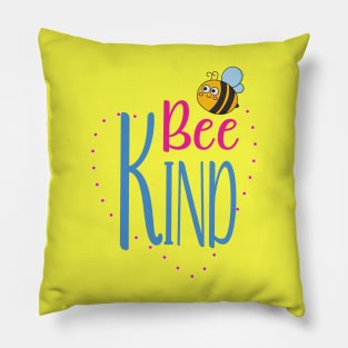 Be Kind Kid's Cute Bee Pillow