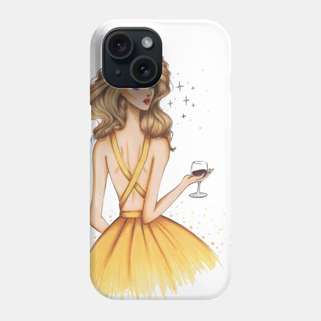 Party Girl Phone Case by Ji Illustrator