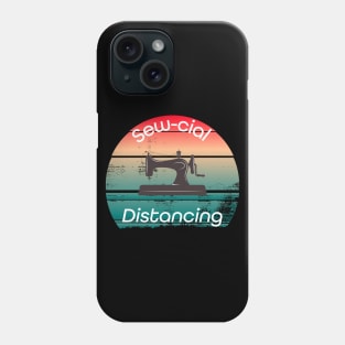 Sew-cial Distancing in Quarantine with a Sewing Machine Phone Case