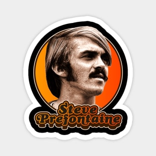 Retro Steve Prefontaine Tribute Magnet