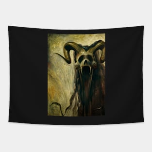 Screaming Skull Tapestry