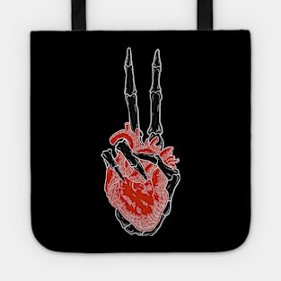 Peace heart Tote