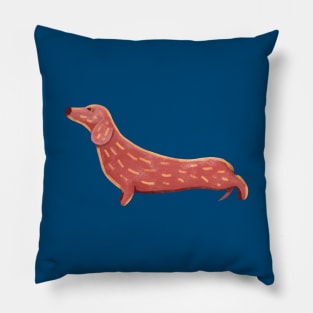 Cute Dachshund Dog Pillow