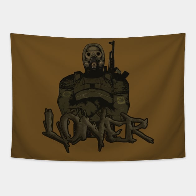 Loner Tapestry by MrDelta