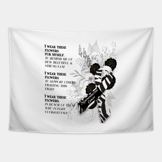 Neuroendocrine Cancer Support - Carcinoid Cancer Tapestry by allthumbs