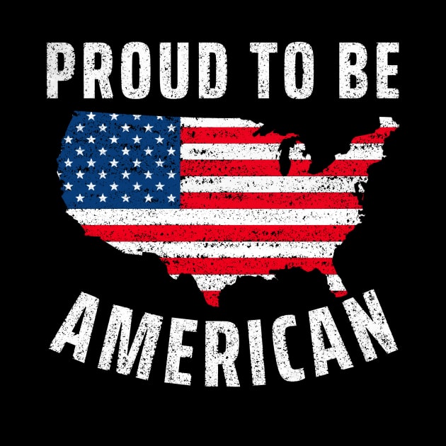 Proud to be american by Cute Tees Kawaii