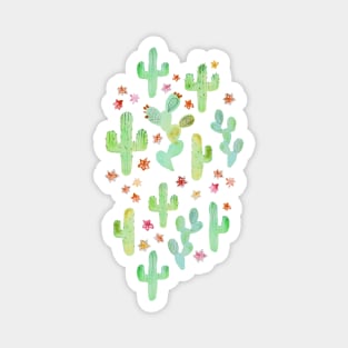 Watercolor Cacti Magnet