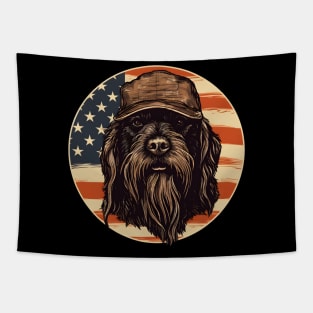 Patriotic Briard Tapestry