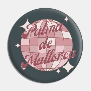 Palma de Mallorca España Spain Retro Vintage party Pin