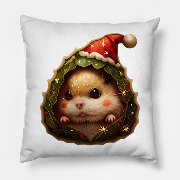 Hamster Merry Pillow by DarksmithMiniatures