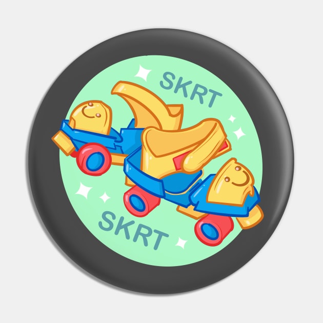 Roller Skates Pin by LVBart